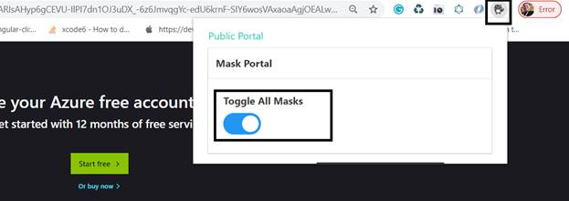 Azure Secrets Content Mask For Presentations And Screen Recordings