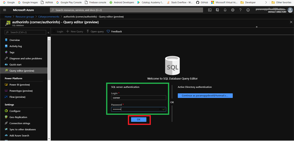 Performing CRUD Operations In Azure SQL Database