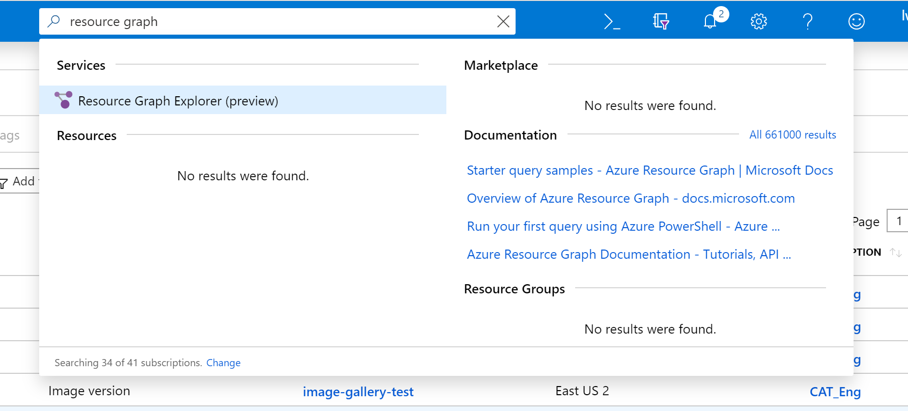 Finding Resource Graph Explorer (preview)