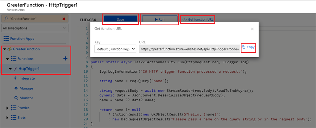 Getting Started With Windows Azure Function App