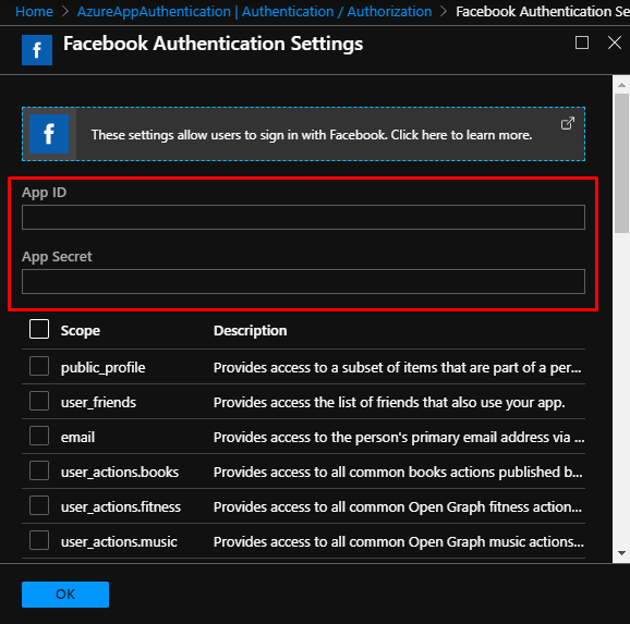 How To Secure Your Azure App Service With Facebook Authentication