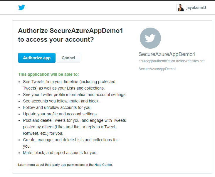 How To Secure Your Azure App Service With Twitter Authentication