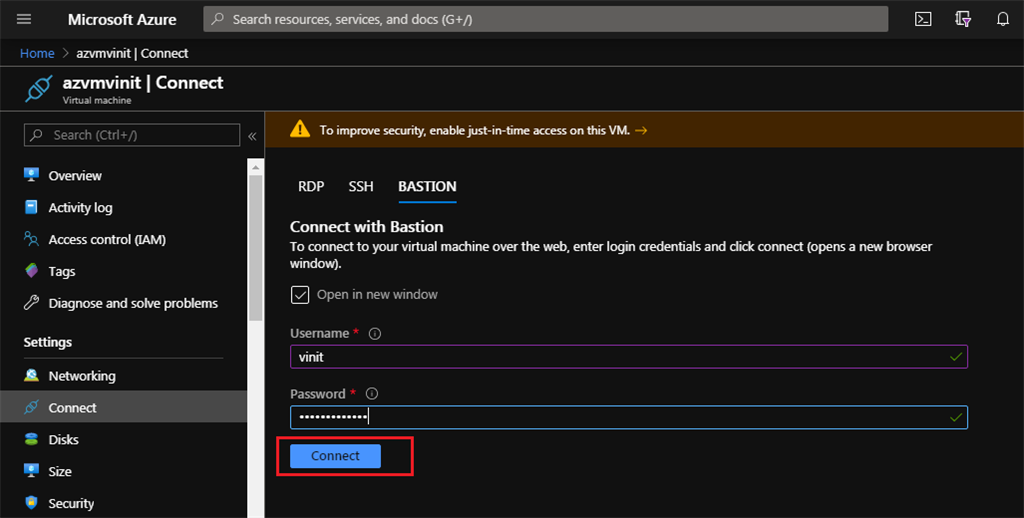 How To Connect Azure Virtual Machine Within Corporate Firewall Security Restrictions