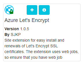Secure Your Azure App Service For Free With Let's Encrypt SSL Certificate
