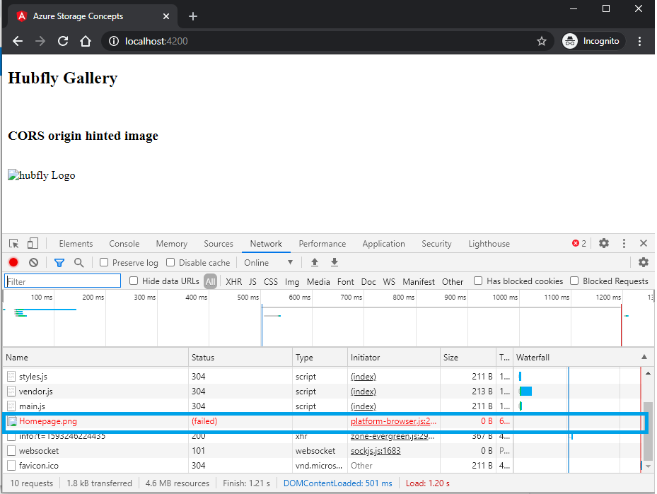 Azure CORS Concepts - CORS In The Browser