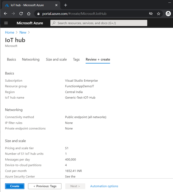 Getting Started With Azure IoT Hub And Devices