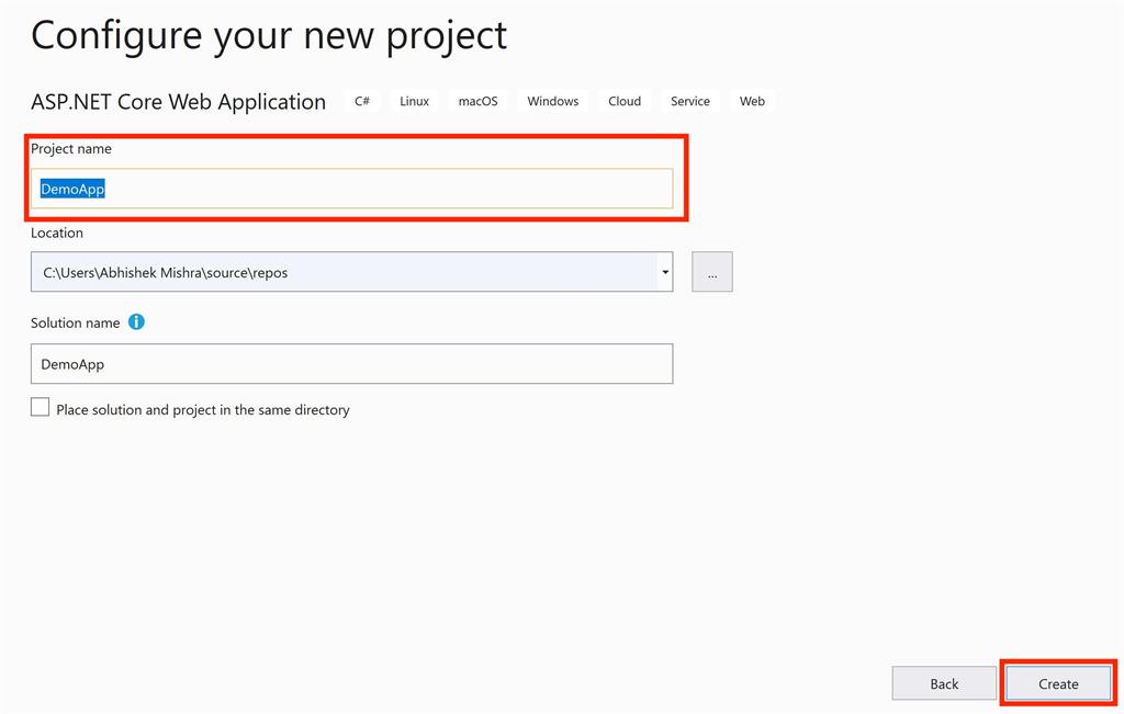 Containerize .NET Core Application and push it to Azure Container Registry using Visual Studio