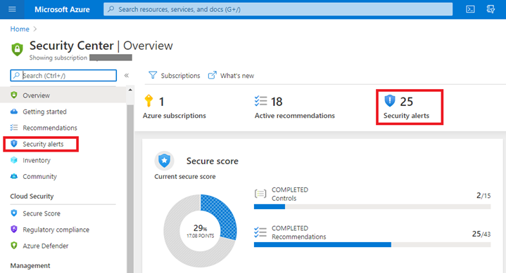 Manage Security Alerts In Azure Security Center
