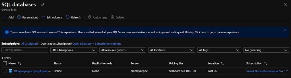 Creating Your First Azure SQL Database And Configure Firewall Settings