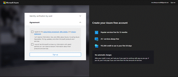 How To Create A Free Azure Account
