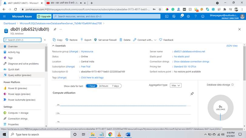 How To Create A Single Database In Azure SQL Database