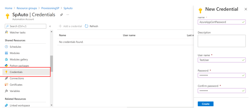 Connect to SharePoint Online using Azure AD App only in Azure Automation