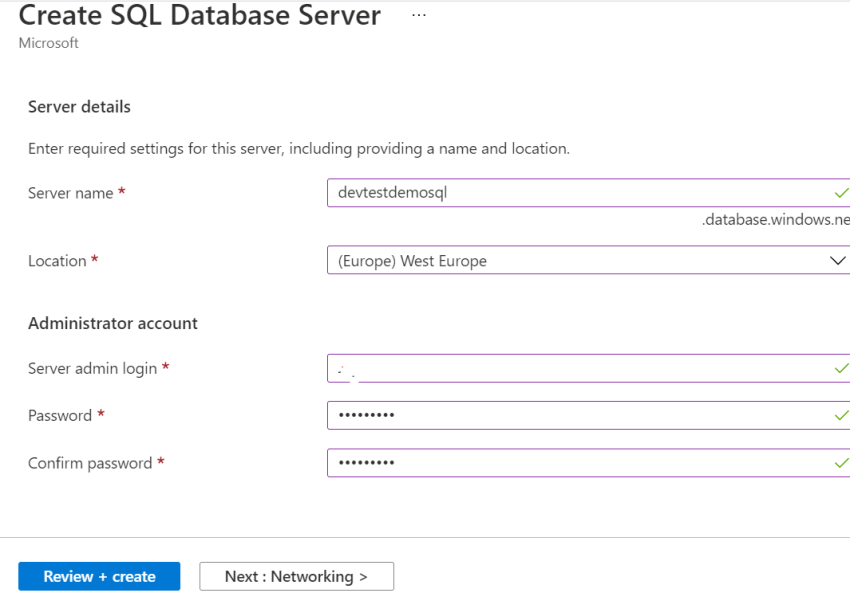 Azure AD Authentication For Azure SQL Server Managed Databases
