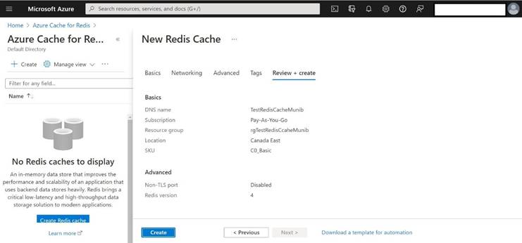Using Azure Cache for Redis