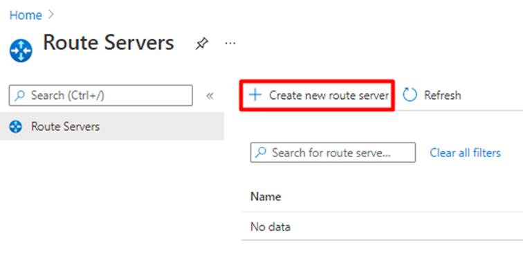 Configuring Route Server in Microsoft Azure
