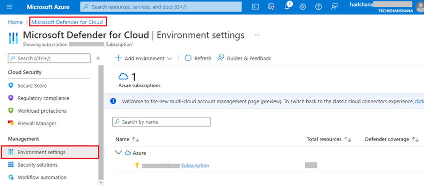 How To Enable Microsoft Defender For All The Azure Subscriptions On Cloud