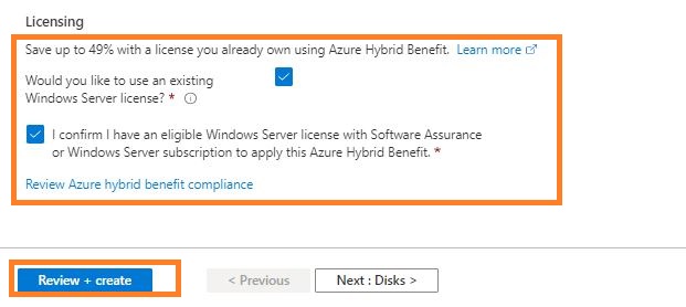 Azure Hybrid Benefit for Windows Server