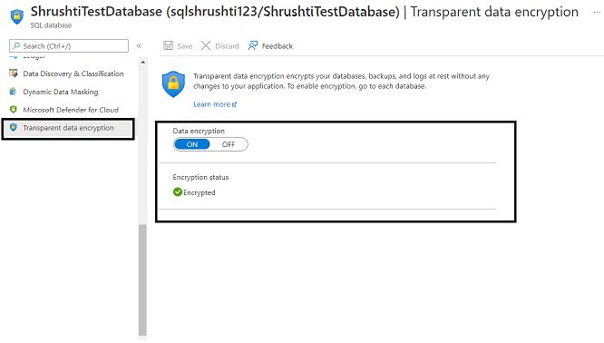 Create Azure SQL Server and DTU based SQL Database with TDE State Enabled using PowerShell script