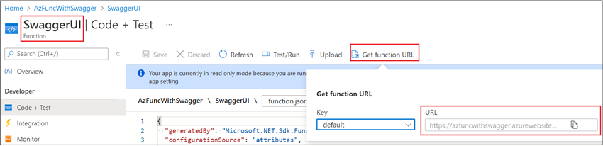 How To Configure Swagger In Azure Functions APIs