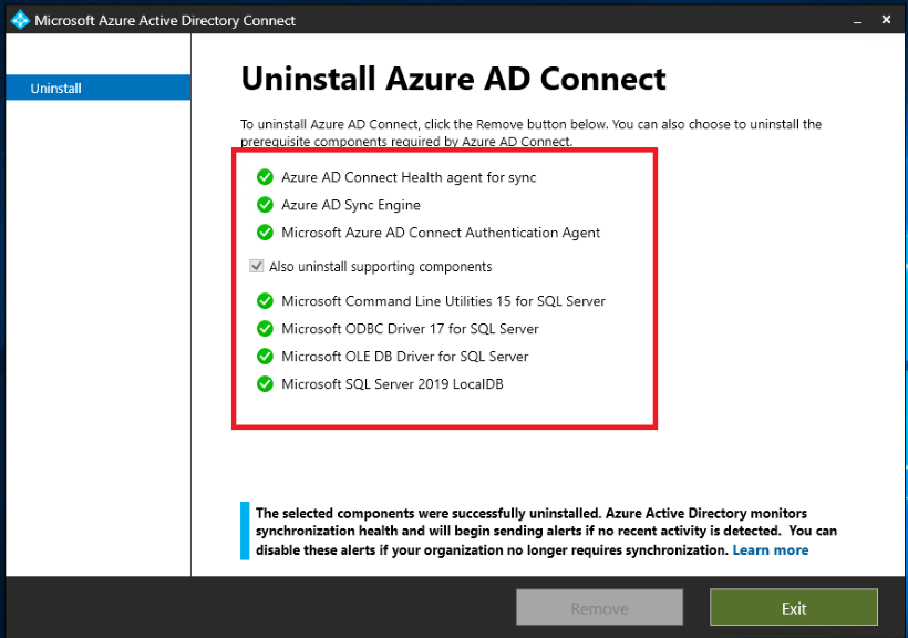 How to Completeley Remove Microsoft Azure AD Connect