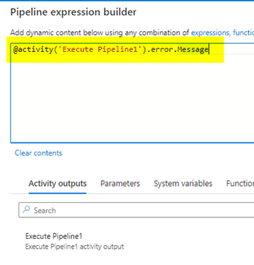 Configuring an ADF Pipeline activity Output to File in ADLS