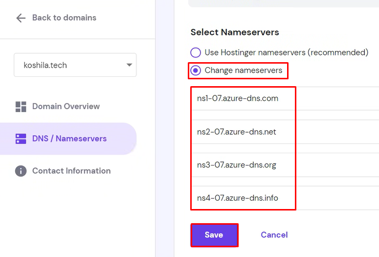Creating Public DNS Zone in Azure