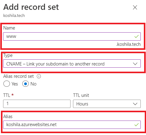 How to Map an External Domain Name to Azure