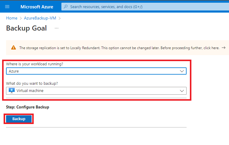 How to Backup Virtual Machines by using Azure Portal
