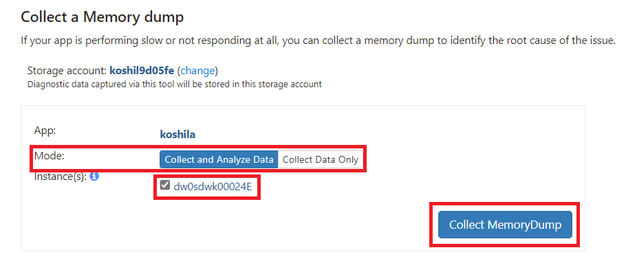 Collecting a Memory Dump from Azure App Services