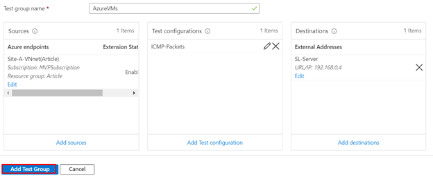 Monitoring VPN Connectivity from Azure Virtual Machine to On-premises Server