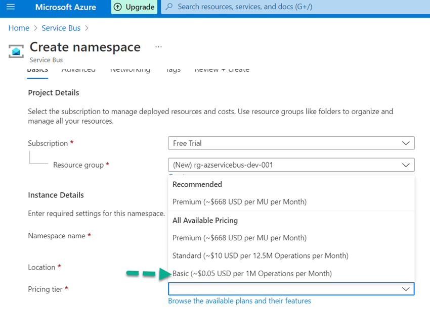 How To Create Azure Service Bus And Queue In Microsoft Azure Portal