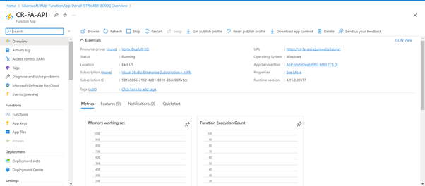 How to Create Microsoft Azure Function App using Azure Cloud Portal