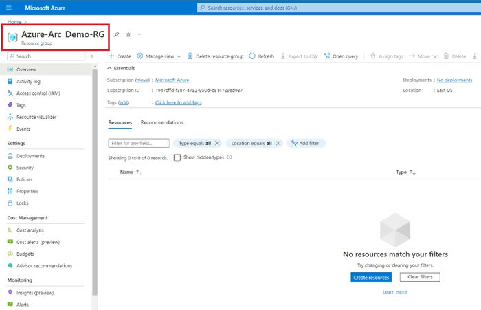 Configure and Onboarding VMs to Azure Arc Hybrid