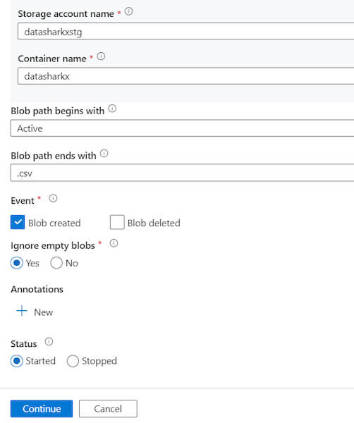 Get File details triggering the Azure Data Factory Pipeline / Synapse