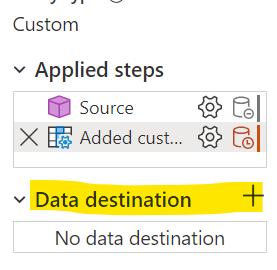 Data destination