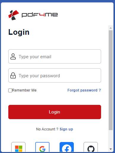 Login