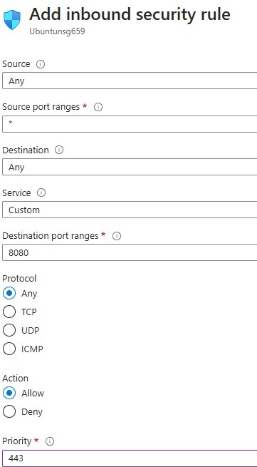 Network settings