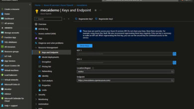 Endpoints section